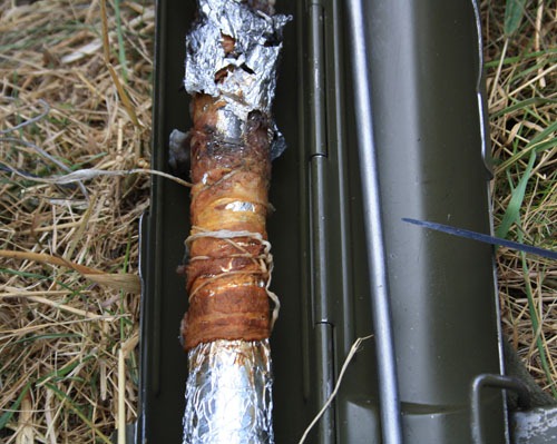 Cooked bacon on the barrel!