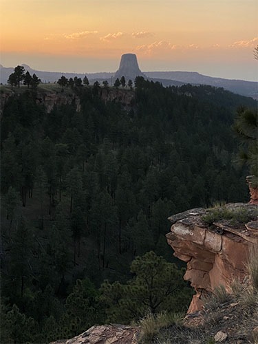 Devils Tower view