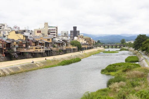 River view in Kyoto
