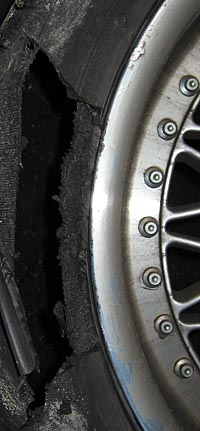 Big ol' hole in my tire